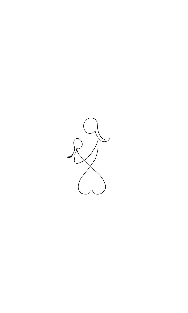 a line drawing of a woman holding a flower in her hand with the word love on it