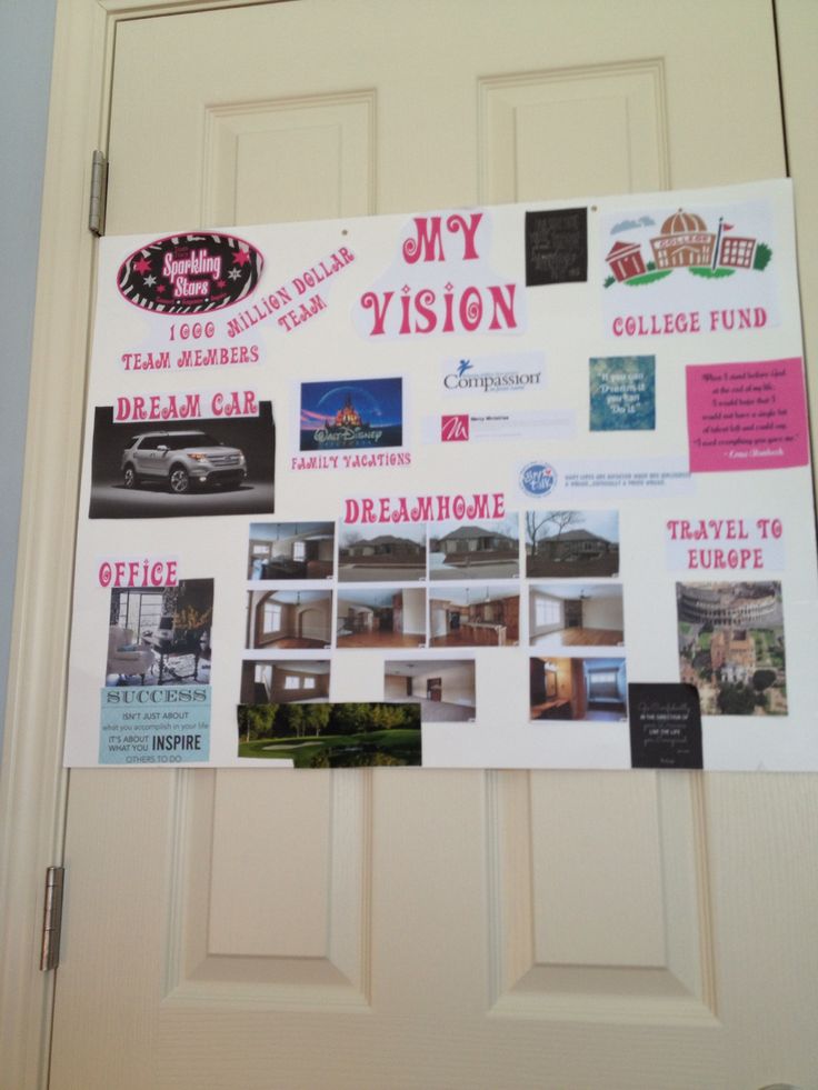 a bulletin board on the front door of a house