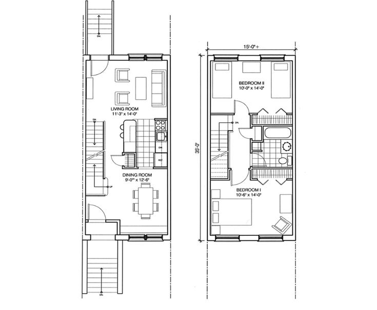 the floor plan for two story houses