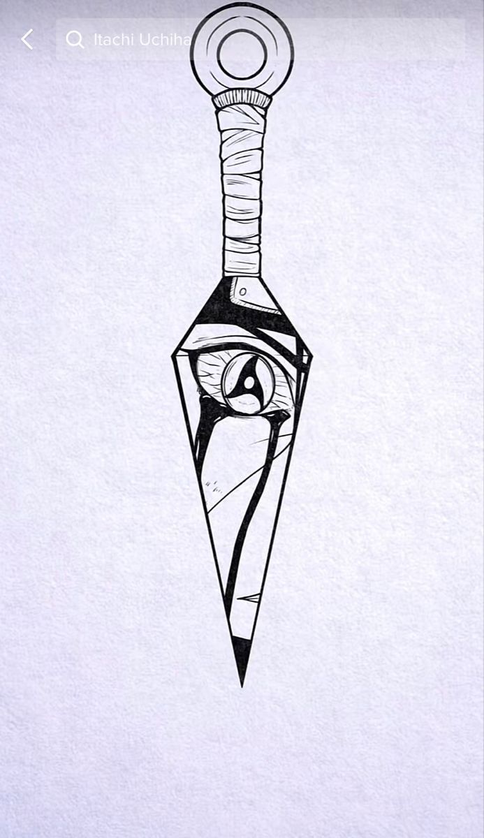 a drawing of a bottle with an eye on it's side and a spiral design in the middle