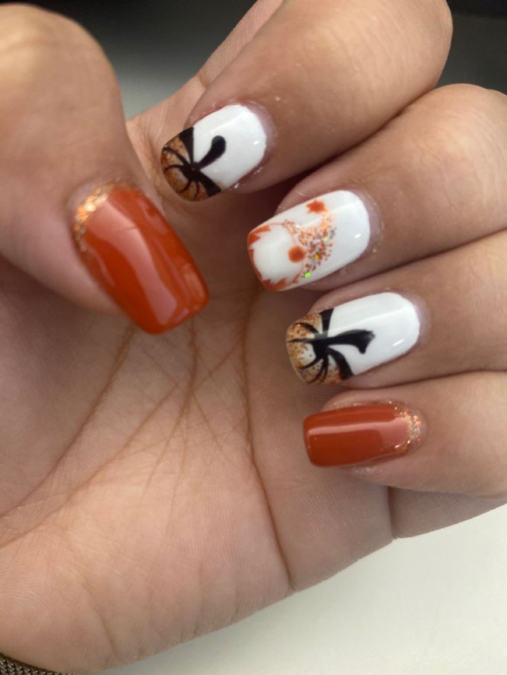 Halloween Gonk Nails, Fall Gnome Nail Art, Thanksgiving Gnome Nails, Fall Gnome Nails, Gnome Nail Designs, Gnome Nails, November Nail, Pumpkin Nail, Thanksgiving Gnome