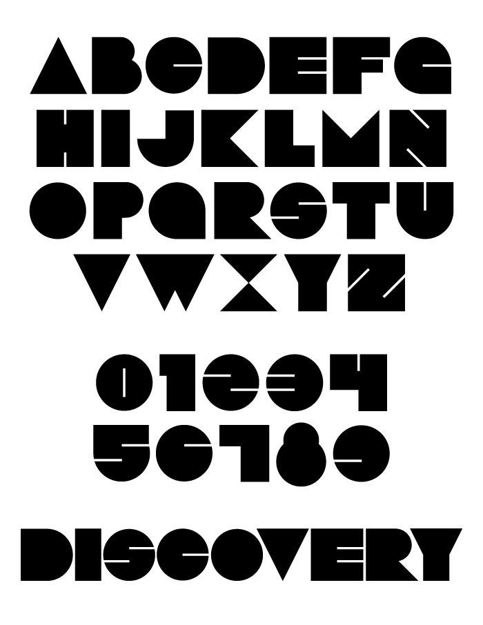 the alphabet is black and white with numbers in it's letters, which appear to be