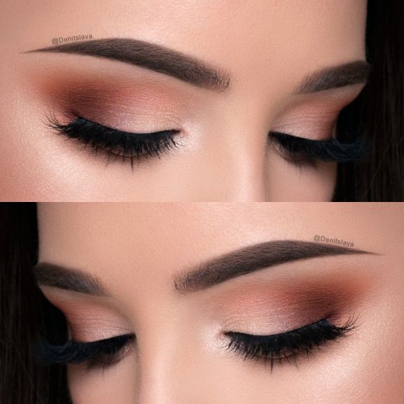 Bros wedding makeup idea. Check out our favorite Soft No Eyeliner Makeup Look inspired makeup look. Embrace your cosmetic addition at MakeupGeek.com! Erika Makeup, Mehndi Makeup, Elf Eyeshadow, Make Up Designs, Wedding Makeup For Brown Eyes, Formal Makeup, Eye Makeup Designs, Makijaż Smokey Eye, Braut Make-up