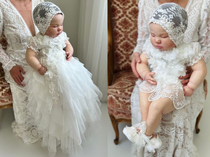 Amazing christening dress. This baptism dress design is the perfect way to celebrate your baby special day! It was designed with finest, the highest quality materials. Super soft tulle and lace fabrics! Original handmade christening dresses created by Emilia Lange you can buy only here in my shop on Etsy - Lace Christening. Please look in to my shop reviews to see what my clients are saying about my christening dresses. I am very proud to provide unique designs and amazing customer service. All items are hand made to order with love and attention to every detail. If you need custom made christening outfit contact me please. I can make your dream christening dress a reality! Look in to about section of my shop to have a look behind the scene of my christening dress  workshop and meet the de Lace First Communion Dress With Ruffles For Ceremony, Elegant Tulle Baptism Dress For Ceremony, Cream Lace Ruffle Dress For Baptism, Cream Ruffled Lace Dress For Baptism, Elegant Baptism Dress With Lace Bodice And Tulle, Cream Tulle Baptism Dress For Ceremony, Elegant Tulle Baptism Dress With Lace Bodice, Tulle Baptism Dress With Lace Bodice For Ceremony, Cream Tulle Baptism Gown