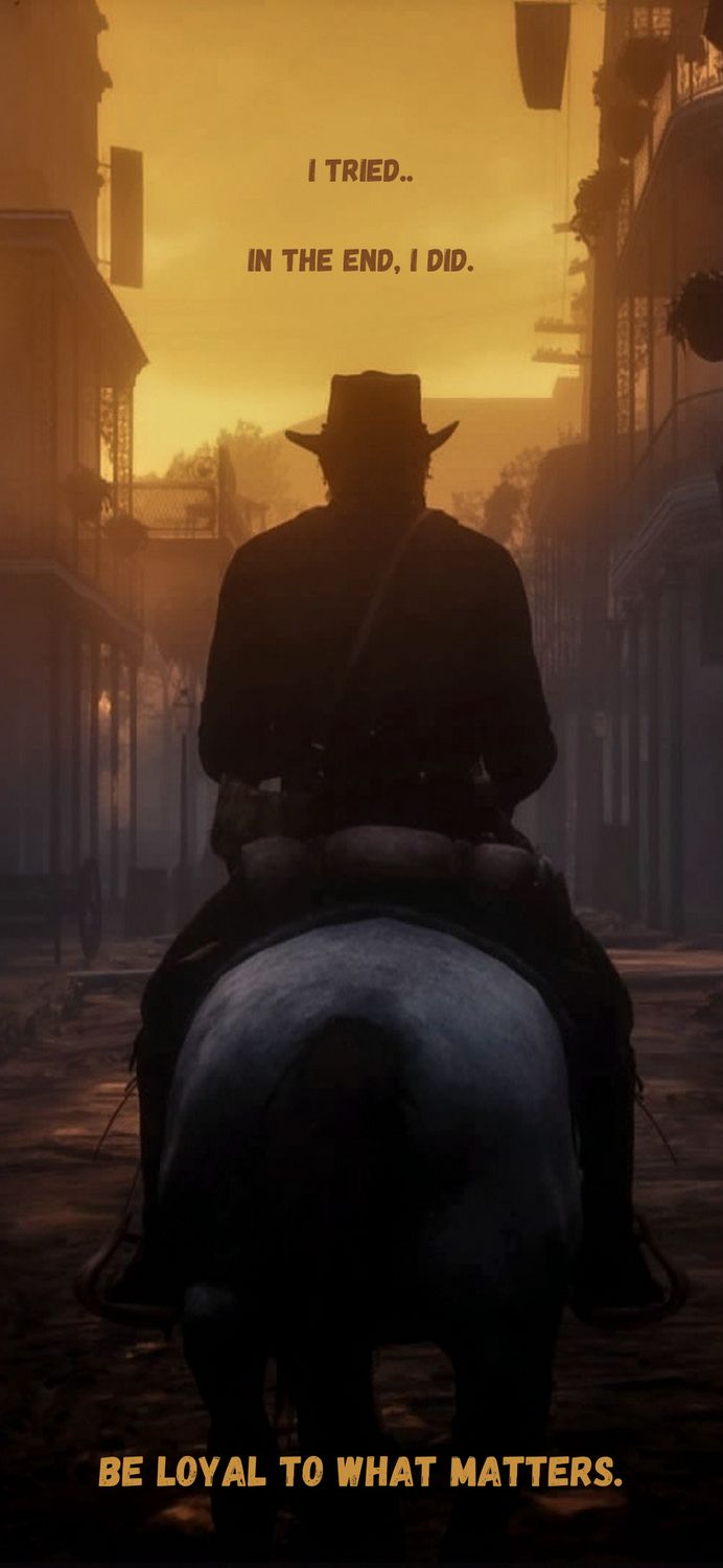 a man riding on the back of a white horse in front of a yellow sky