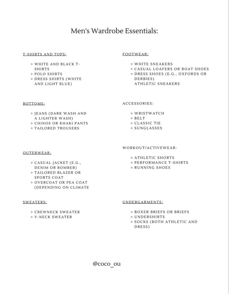 Explore the essential pieces that form the foundation of a versatile and chic wardrobe. From classic staples to modern essentials, this checklist helps you curate a timeless and elegant style. Elevate your fashion game with these key wardrobe elements. #wardrobeessentialsformen #fashioninspirations #styletip Future Wardrobe Men, Basic Wardrobe Essentials Men, Men Fashion Essentials, Man Wardrobe Essentials, Mens Clothing Essentials, Must Have Mens Wardrobe, Building A Wardrobe Men, Men Basics Wardrobe, Men Fall Capsule Wardrobe