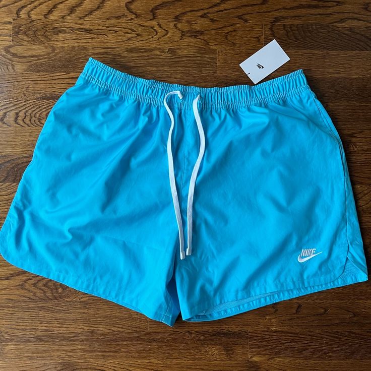 Nike Woven Lined Flow Shorts Baltic Blue Size Xxl 2xl White Dm6829 416 Mens Unc. Size 2xl, New With Tags. Casual Nike Swim Trunks, Casual Blue Relaxed Fit Swim Trunks, Casual Blue Swim Trunks With Elastic Waistband, Nike Blue Swim Trunks For Summer, Nike Blue Casual Swim Trunks, Casual Blue Nike Swim Trunks, Big And Tall Blue Cotton Bottoms, Blue Cotton Bottoms For Big And Tall, Flow Shorts