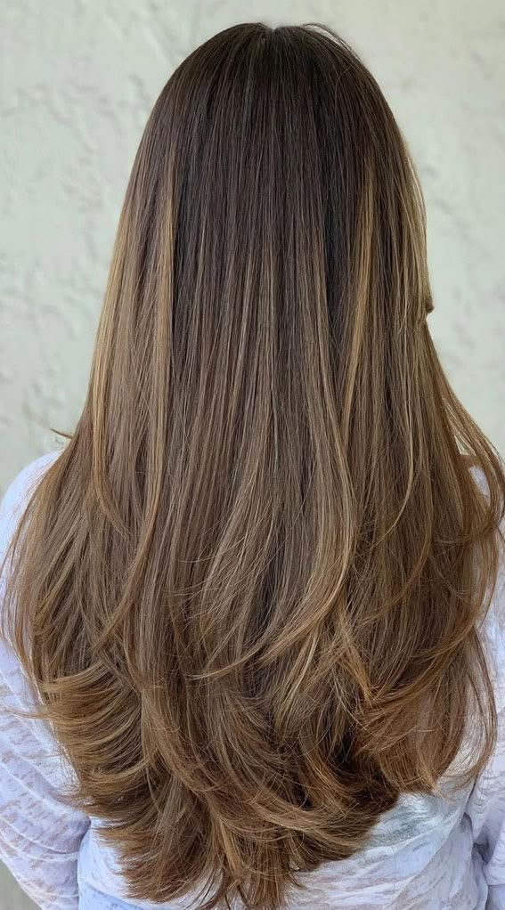 Rambut Brunette, Haircuts For Long Hair With Layers, Brown Hair Inspo, 일본 패션, Hairstyles For Layered Hair, Long Layered Haircuts, Haircuts For Medium Hair, Haircuts Straight Hair, Long Layered Hair