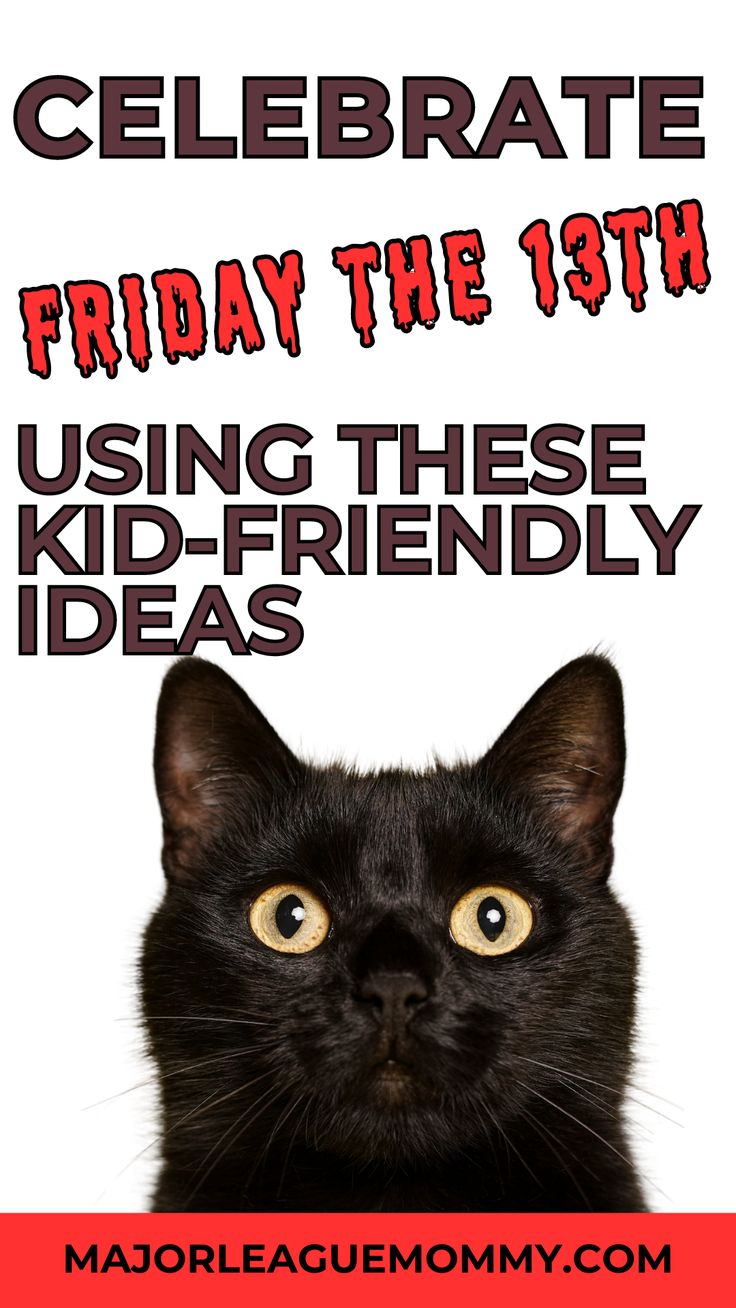 celebrate friday the 13th Friday The 13th School Activities, Friday The 13th Activities For Kids, Friday The 13th Games, Good Luck Charms, Kid Friendly Halloween, Spooky Stories, Fun Friday, Fun Board Games, School Clubs