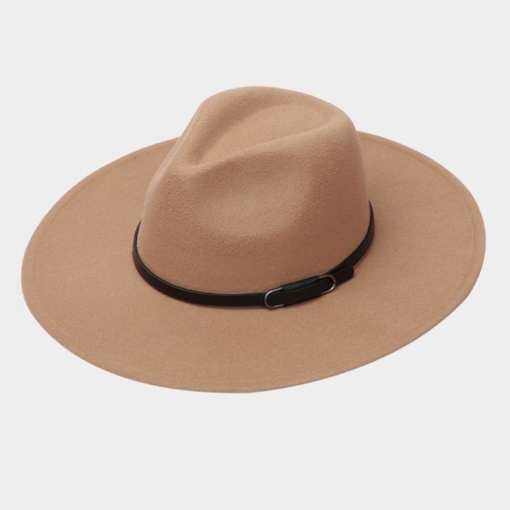 Color : Beige Size : 15" X 15.8" Material : 100% Acrylic Red Interior Lining Wide Brim Fedora For Winter Vacation, Winter Vacation Fedora With Wide Brim, Winter Vacation Brimmed Fedora, Winter Vacation Wide Brim Fedora, Wide Brim Winter Hat For Vacation, Winter Vacation Wide Brim Hat, Brown Brimmed Felt Hat For Vacation, Beige Wide Brim Felt Hat For The Beach, Brown Short Brim Felt Hat For Vacation