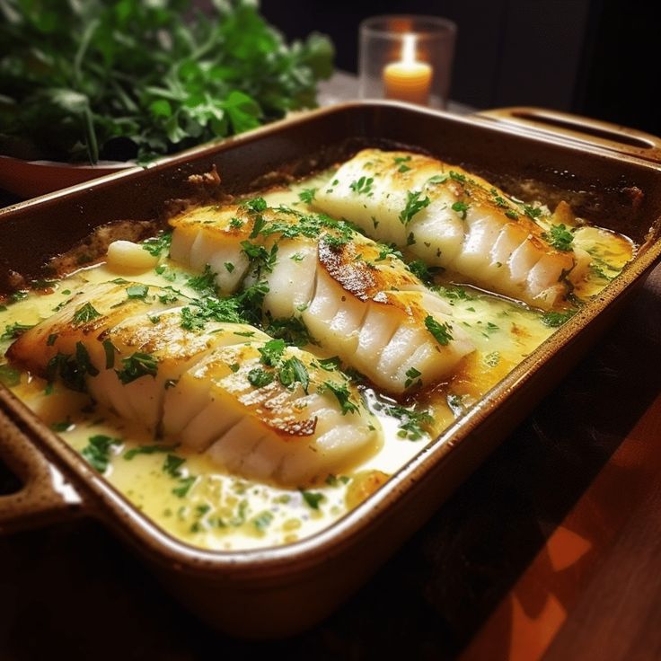 some kind of food in a pan on a table