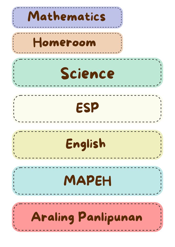 five different types of words that are in the same language, each with their own name