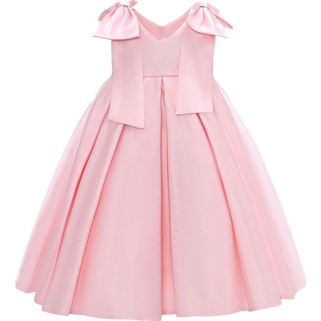 Pink Palermo satin bow pleated dress for kid and baby girls from Tulleen. A trapeze silhouette made of soft and lustrous satin. The highlight of this enchanting dress is the adorable matching bow accents on the shoulders. These dainty bows add a touch of whimsy to the outfit. | Tulleen | Palermo Satin Bow Pleated Dress, (Pink, Size 4Y) | Maisonette collects the best children’s products from around the world (unlike Zulily, Etsy, The Tot, Farfetch Kids, Childrensalon, Crate and Kids, Kohls, Wayfair, Buy Buy Baby, Nordstroms, Mini Boden, J.Crew Factory, or PotteryBarn Kids), creating a curated shopping experience for you. Think of us as your shortcut to fashion for litte ones! Trapeze Silhouette, Enchanting Dress, Buy Buy, Buy Buy Baby, Satin Bow, Mini Boden, Dress Pink, Dress With Bow, Pleated Dress