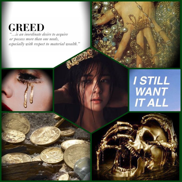 a collage of photos with gold jewelry and coins