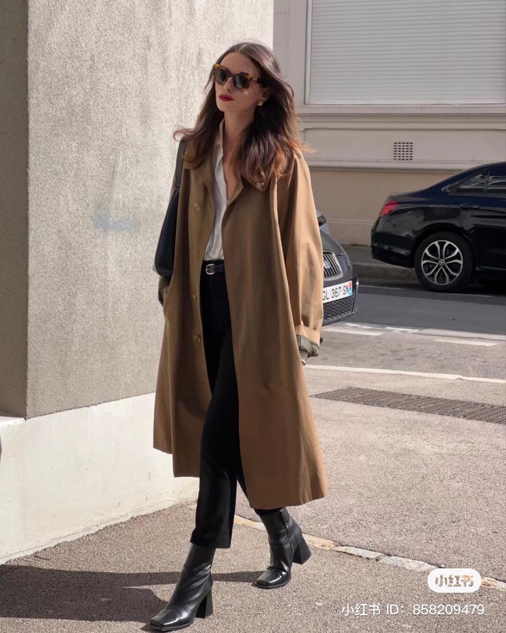 Style Parisian Chic, Look Office, Trench Coat Outfit, September 23, Looks Street Style, 가을 패션, Outfit Inspo Fall, Professional Outfits, How To Look Classy