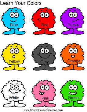 an image of different colors for children to learn how to draw and color with them