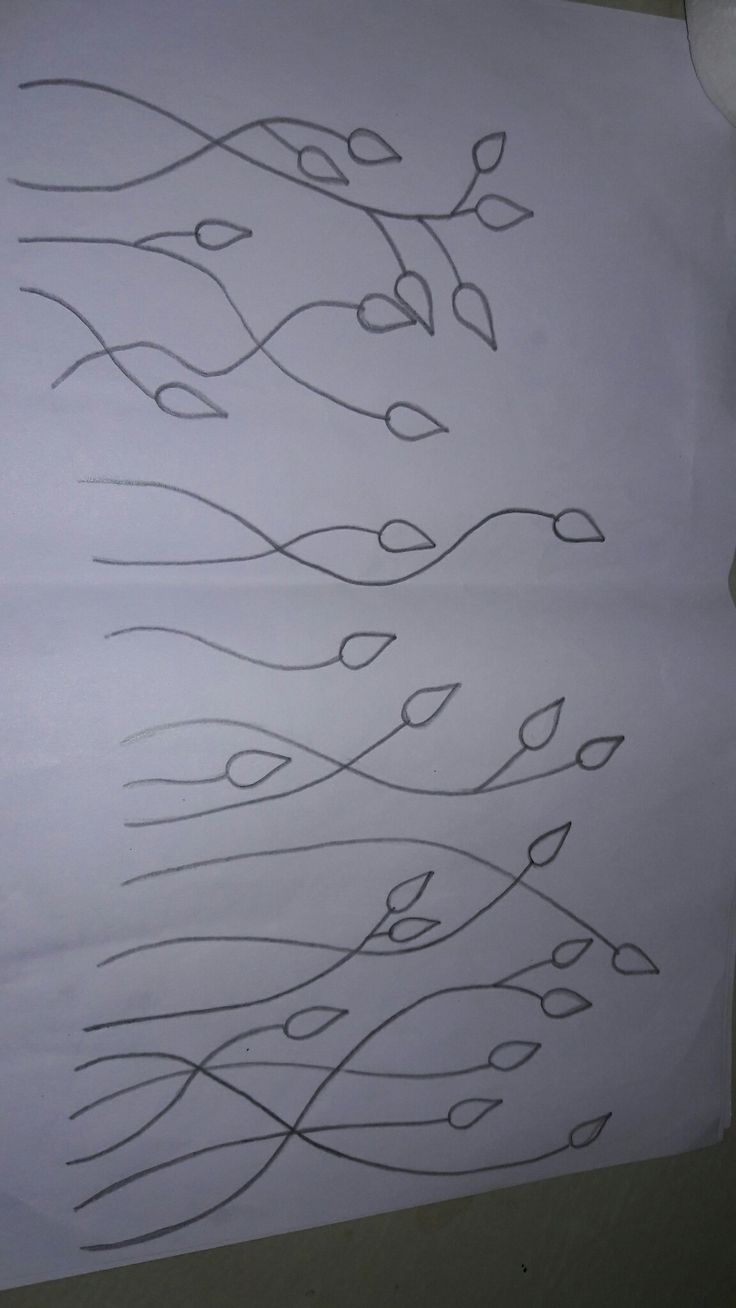 two sheets of paper with lines drawn on them