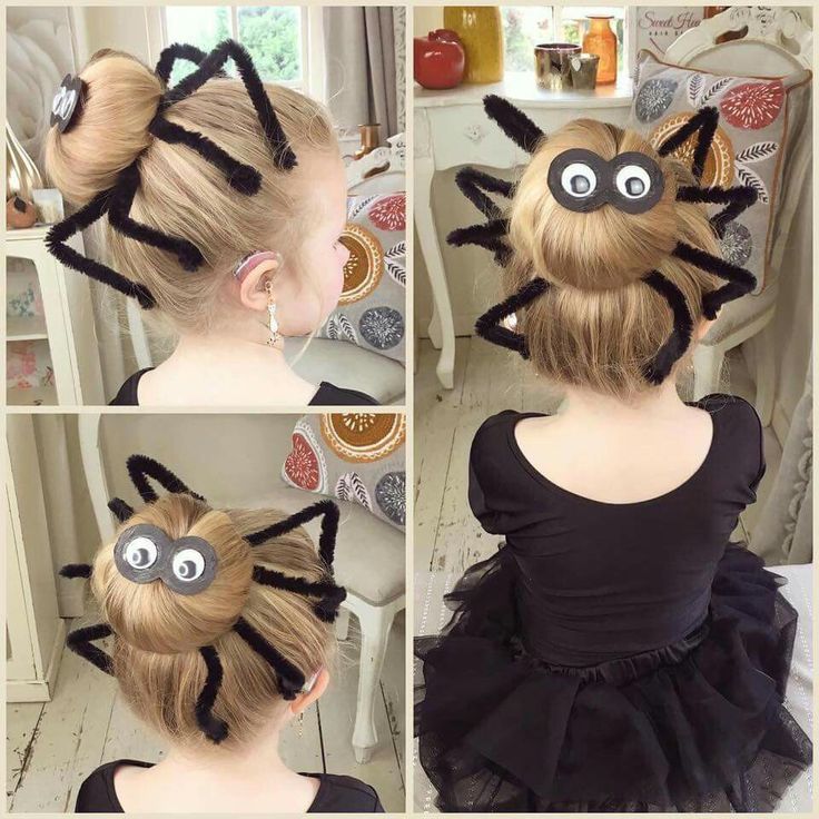 Halloweenský Makeup, Spider Costume, Halloween Fest, Wacky Hair Days, Wacky Hair, Crazy Hair Day At School, Easter Hair Bow, Crazy Hair Days, Halloween Hair