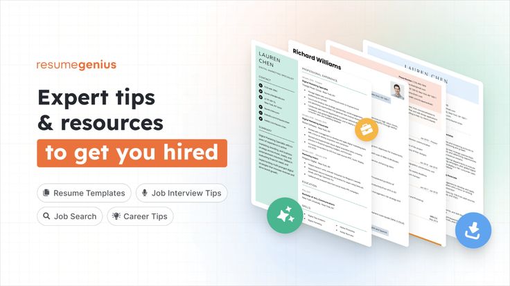 Resume Genius | Resume and Cover Letter Templates, Interview Tips