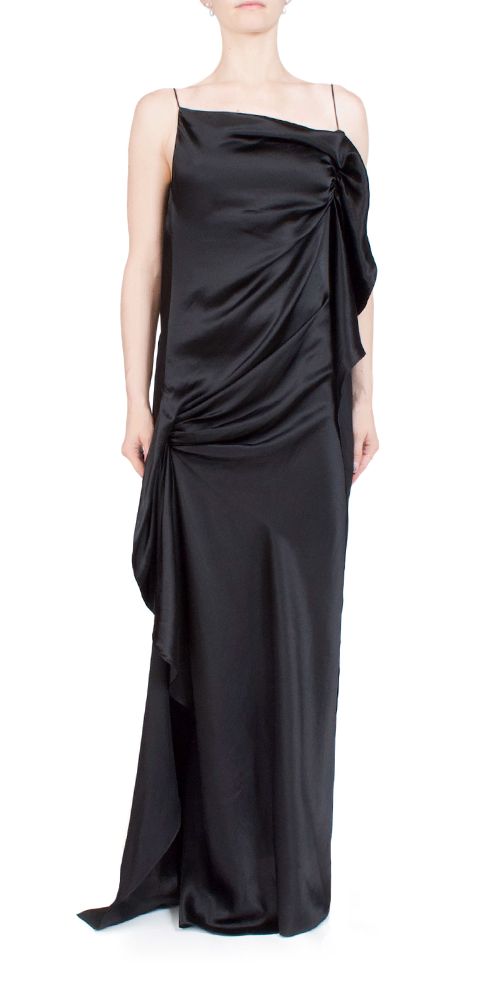 Cusco Draped Silk Maxi Dress Back Silhouette, Elegant Draperies, Christopher Esber, Silk Cami, Lingerie Tops, Silk Maxi, Stunning Gowns, Silk Maxi Dress, Ruched Dress