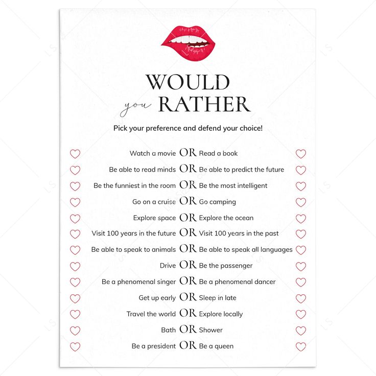 Ladies Night Would You Rather Questions by LittleSizzle This Or That Girlfriend Edition, Do You Prefer Questions, Pen And Paper Games For Adults, Fun This Or That Questions, This Or That Questions Game, Questions For Girls Night, 20 Questions To Get To Know Someone, This Or That Relationship Edition, Him Or Her Game Questions