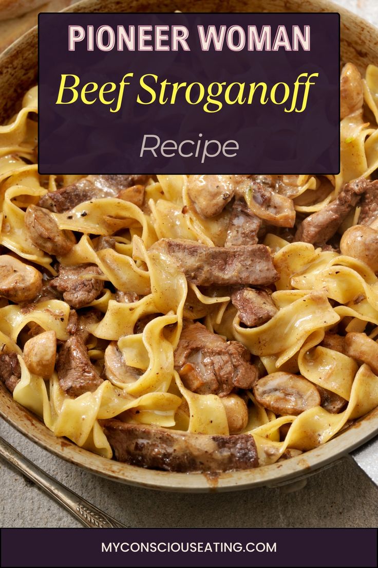 Beef stroganoff on a table Southern Living Beef Stroganoff, Beef Noodle Casserole Pioneer Woman, Pioneer Woman Beef Stroganoff, Pioneer Woman Recipes Beef, The Pioneer Woman Recipes, Beef Stroganoff Recipes, Stroganoff Recipes, Cinnamon Pancakes Recipe, Beef Noodle Casserole