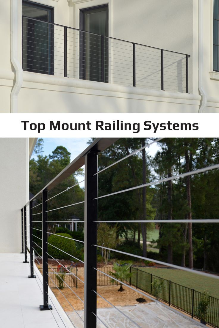 the top and bottom railing systems for houses