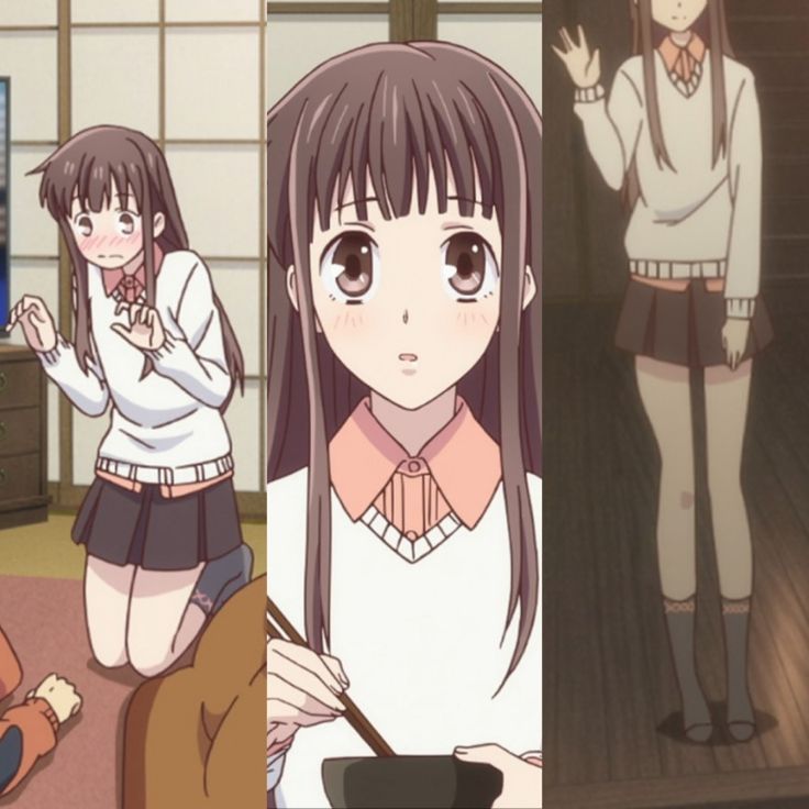 tohru honda - white sweater, pink collared shirt, and black skirt outfit Fruits Basket Outfits, Tohru Honda Outfit Aesthetic, Fruits Basket Inspired Outfits, Tohru Inspired Outfits, Tohru Honda Outfit Ideas, Tohru Honda Inspired Outfits, Tohru Honda Outfit, Tohru Honda Aesthetic, Tohru Honda Cosplay