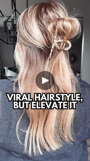 Viral Hairstyle, Easy Hair Tutorials, Hi Friend, Boho Hairstyle, Hair Tutorials Easy, Hair Makeover, Happy Hair, Easy Hair, Half Up Half Down Hair