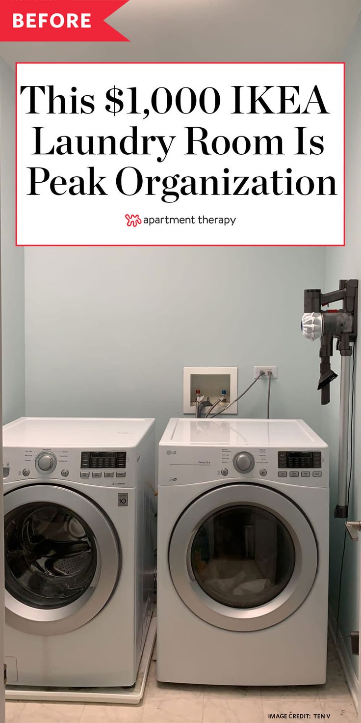 a washer and dryer sitting in a room next to each other with the door open