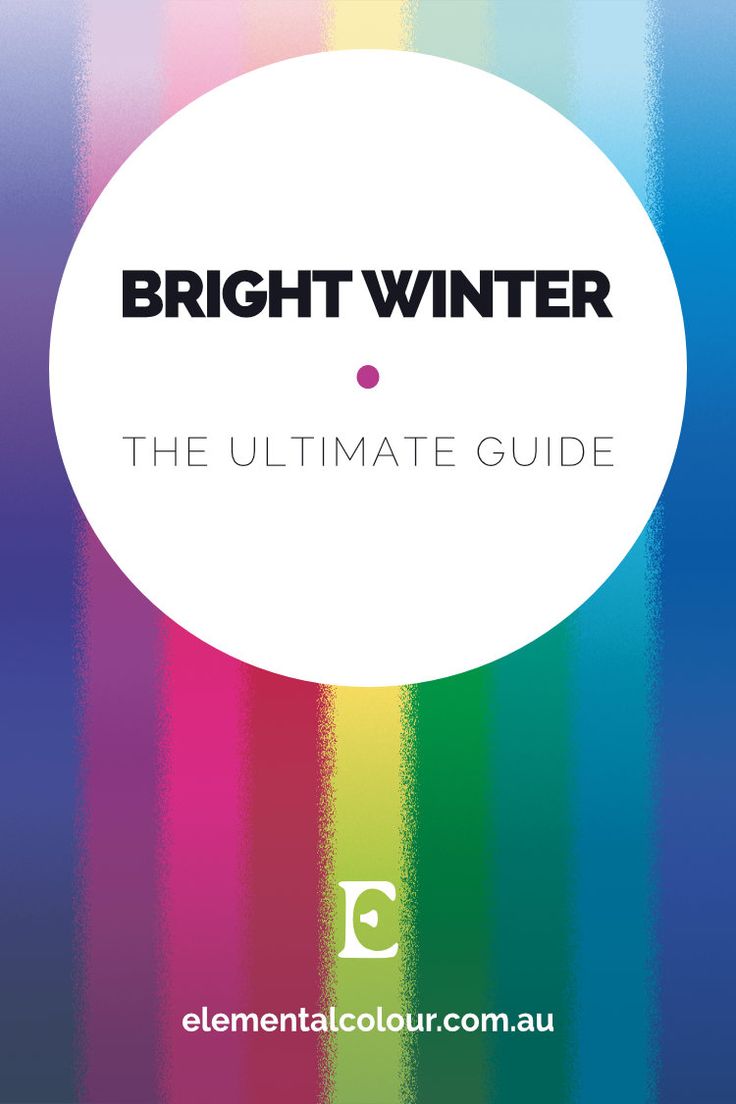 the ultimate guide to bright winter by elementcolour com au on behance