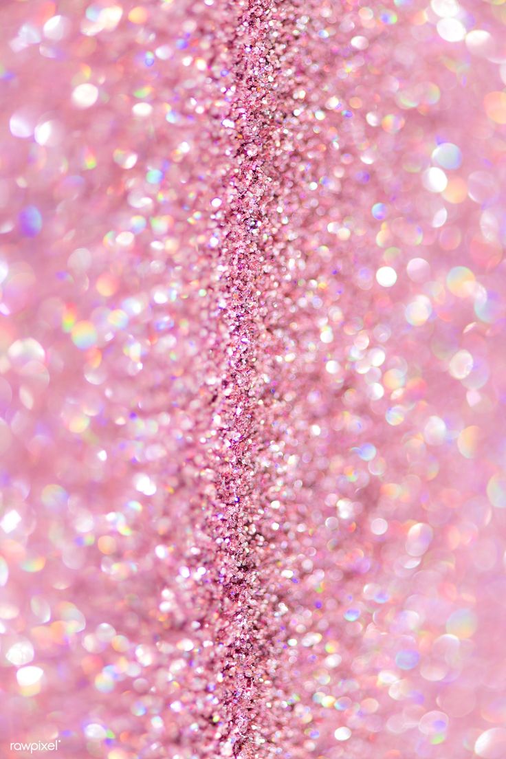 pink glitter wallpaper with lots of small white dots on the top and bottom half