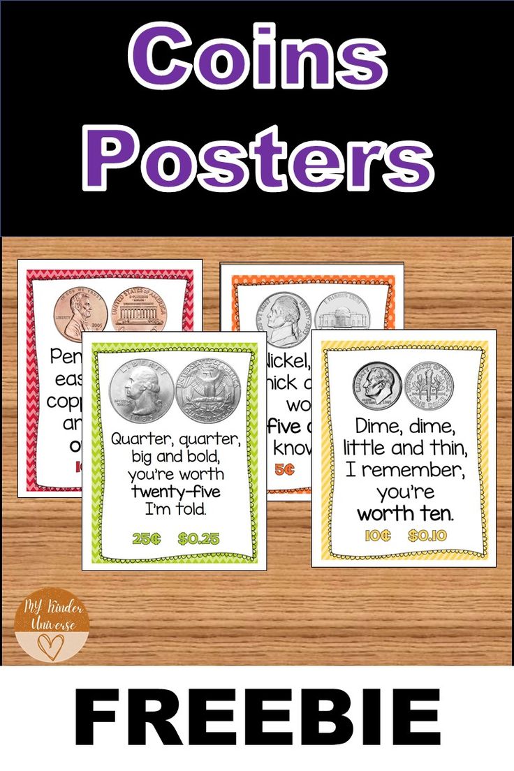 coins posters with the words freebie on them