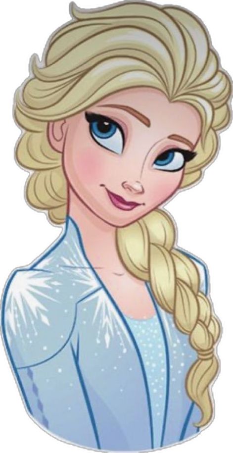 an image of a frozen princess with blue eyes