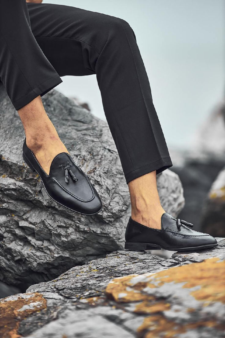 2024 Color, Code Black, Loafer Sneakers, Black Suit, Tassel Loafers, Aruba, Color Code, Belize, Leather Loafers