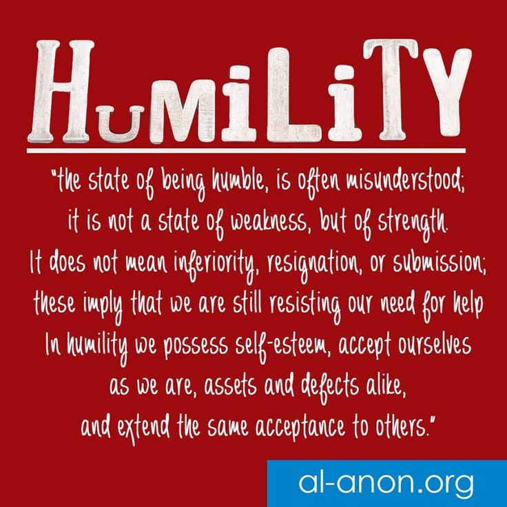 a red background with the words humility written in white on it, and an image of