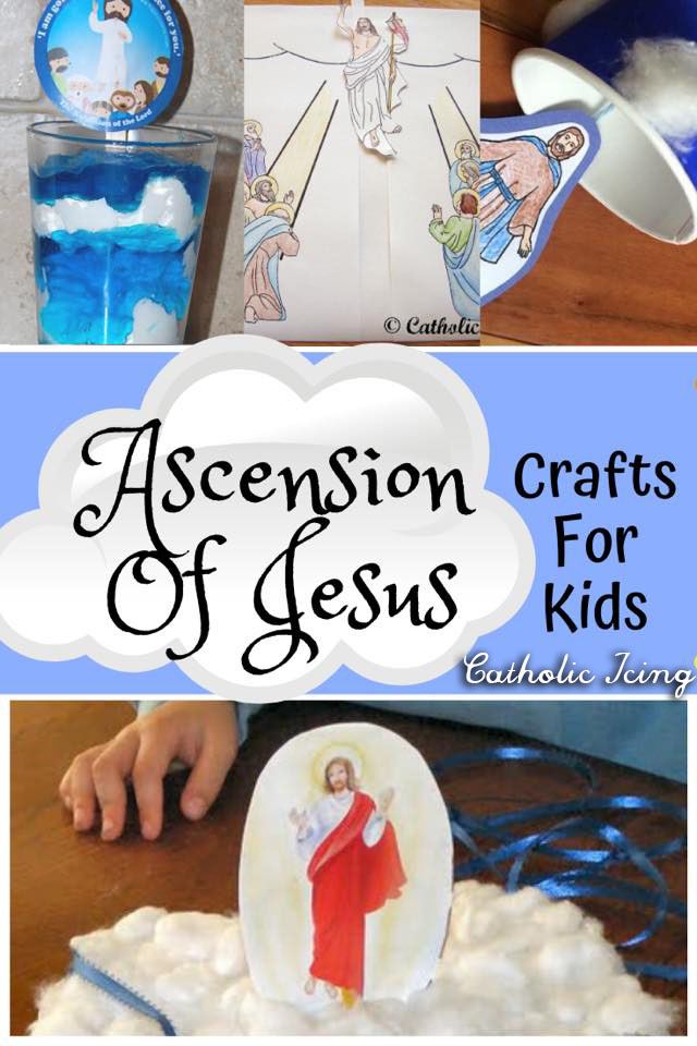 When teaching kids about the Ascension of Jesus, check out these cool bible crafts for kids to go along with the story! The Great Commission Craft, The Ascension Of Jesus Craft, Jesus Ascension Craft For Kids, Jesus Ascends To Heaven Craft For Kids, Ascension Craft, Saint Projects For Kids Catholic, Eucharist Craft Catholic For Kids, Toddler Bible Crafts, Easter Bible Crafts