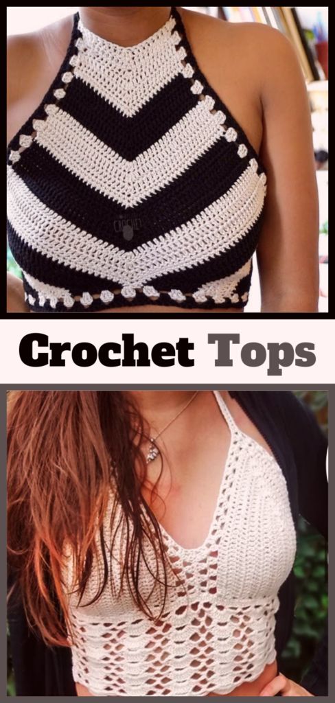 crochet tops are the latest fashion trend for women