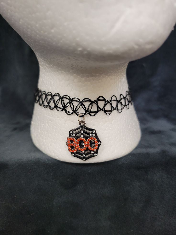 I love the aesthetic of this necklace. It is adjustable to different neck sizes. Gothic Adjustable Necklace For Halloween, Gothic Halloween Adjustable Necklace, Vintage Adjustable Choker Necklace, Adjustable Halloween Choker, Adjustable Pendant Party Choker, Adjustable Pendant Choker For Parties, Handmade Halloween Choker Jewelry, Trendy Adjustable Pendant Choker, Halloween Metal Choker Jewelry