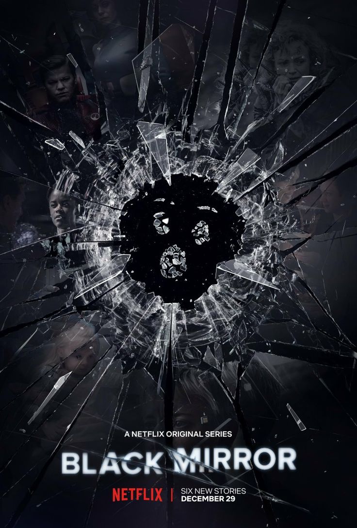 Black Mirror Season4 Broken Glass, Black Mirror, Movie Poster, Mirror, Glass, Black