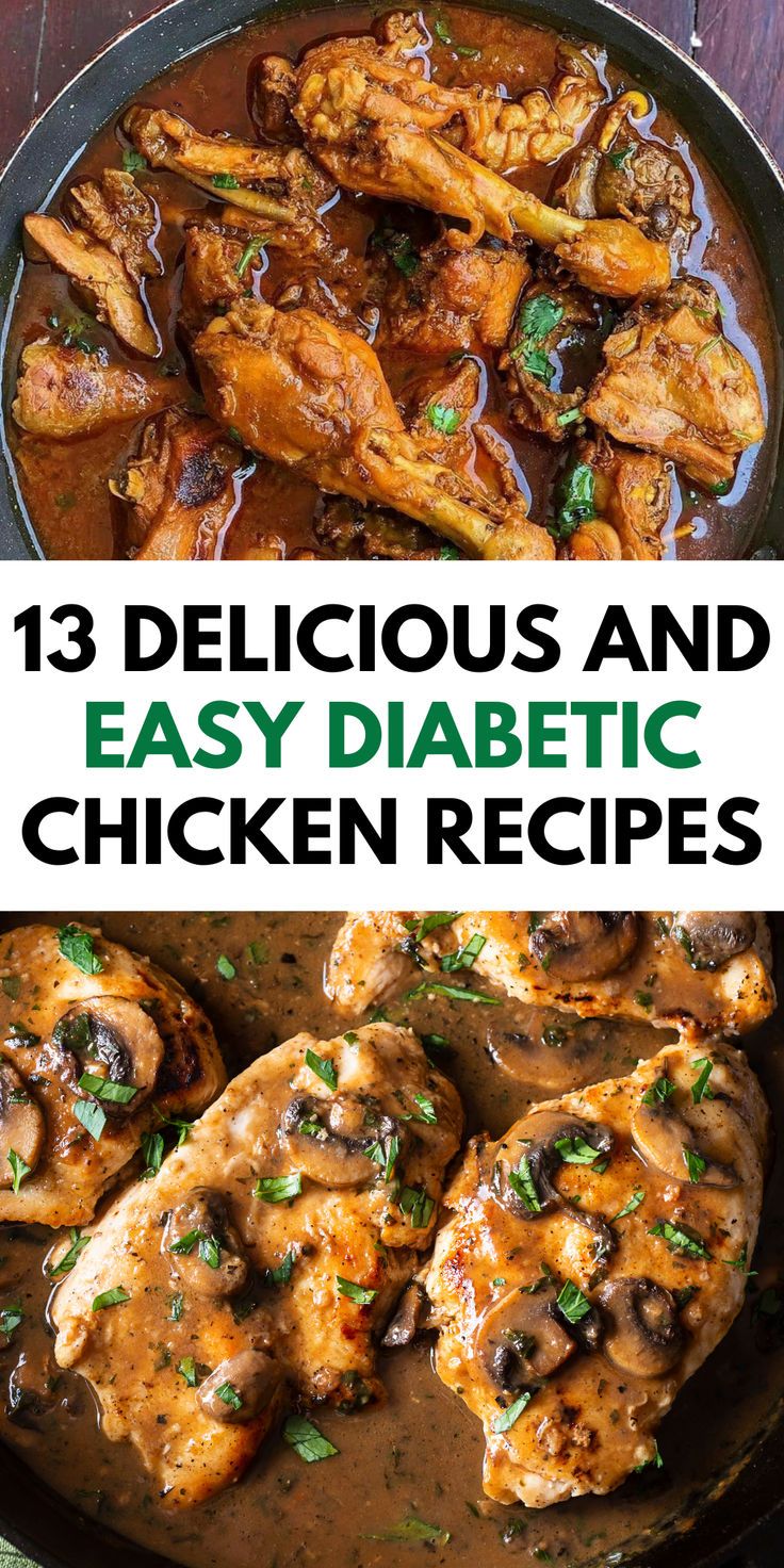 Explore 13 easy diabetic chicken recipes that are low carb, high in protein, and perfect for anyone living a healthy lifestyle. These delicious and simple chicken recipes cater to various meal plans, allowing you to enjoy a satisfying dinner without raising your blood sugar. Healthy Dinners Low Carb, Dinners Low Carb, Simple Chicken Recipes, Low Carb Dinner Chicken, Healthy Recipes For Diabetics, Low Carb Chicken Recipes, Simple Chicken, Low Sugar Recipes, Low Carb Chicken