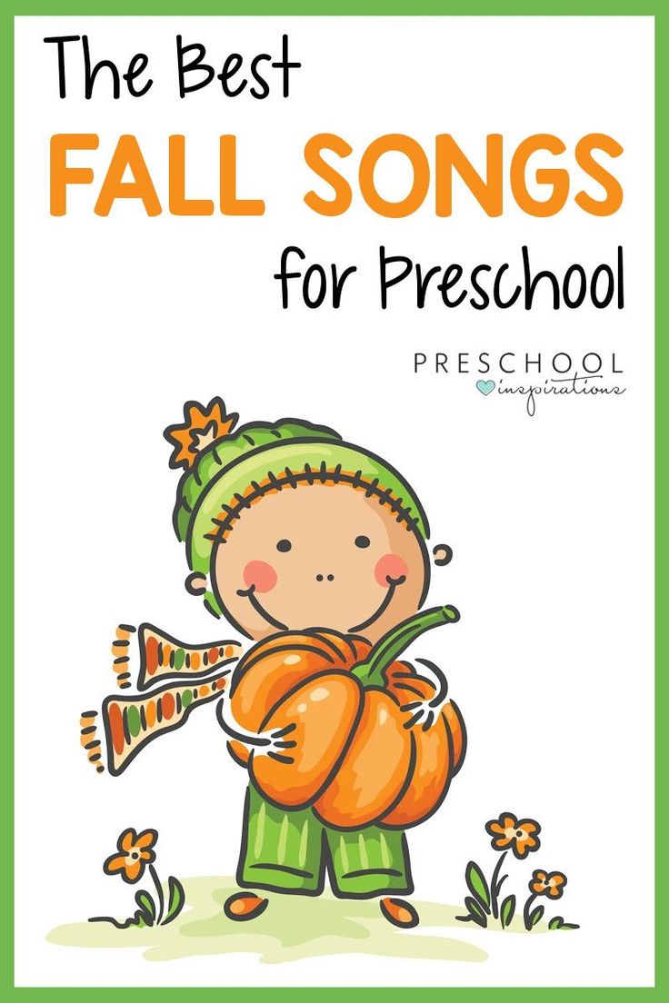 the best fall songs for preschool