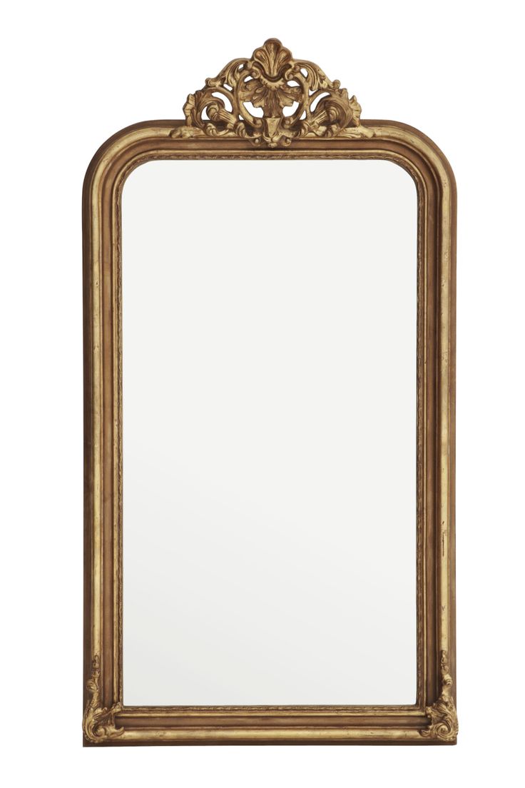 Antique Gold Leaf Guilded Mirror | Eichholtz Boulogne | Woodfurniture.com Mirror Restoration, Antique Gold Mirror, Gold Framed Mirror, Gilded Mirror, Classic Mirror, Old Mirror, French Mirror, Classic Interior Design, Hallway Living Room