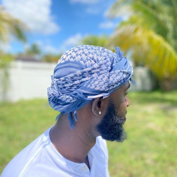 Male Headwraps 👳🏿♀️ Made out of cool fitted material. Cool on the head and also can be used to lay down hair. You can style it multiple ways this is just one of them. Also unisexIt arrives in 42x42 length material which means you would have to tie it to your fitting on your head! No problem very easy! 😇Video Instruction On How To Tie!https://www.youtube.com/watch?v=J-FKPHLRnGI Easy Rolls, Starter Locs, Easy Video, Cool Fits, Look In The Mirror, No Problem, Blue Velvet, Head Wraps, Your Head