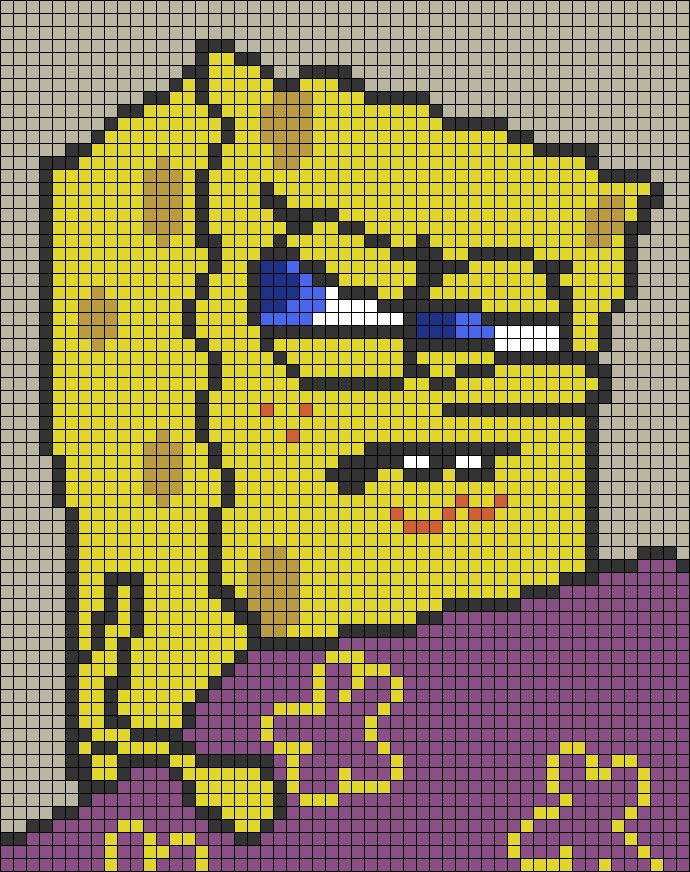 an image of the simpsons character made out of legos