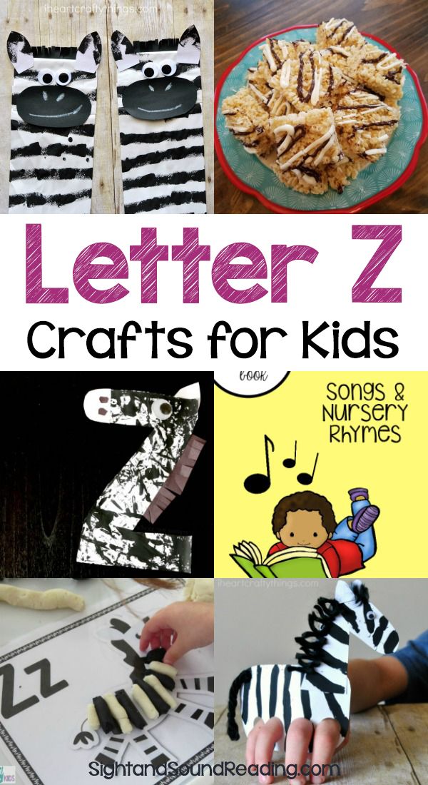 the letter z crafts for kids are great to do with their own hands and fingers