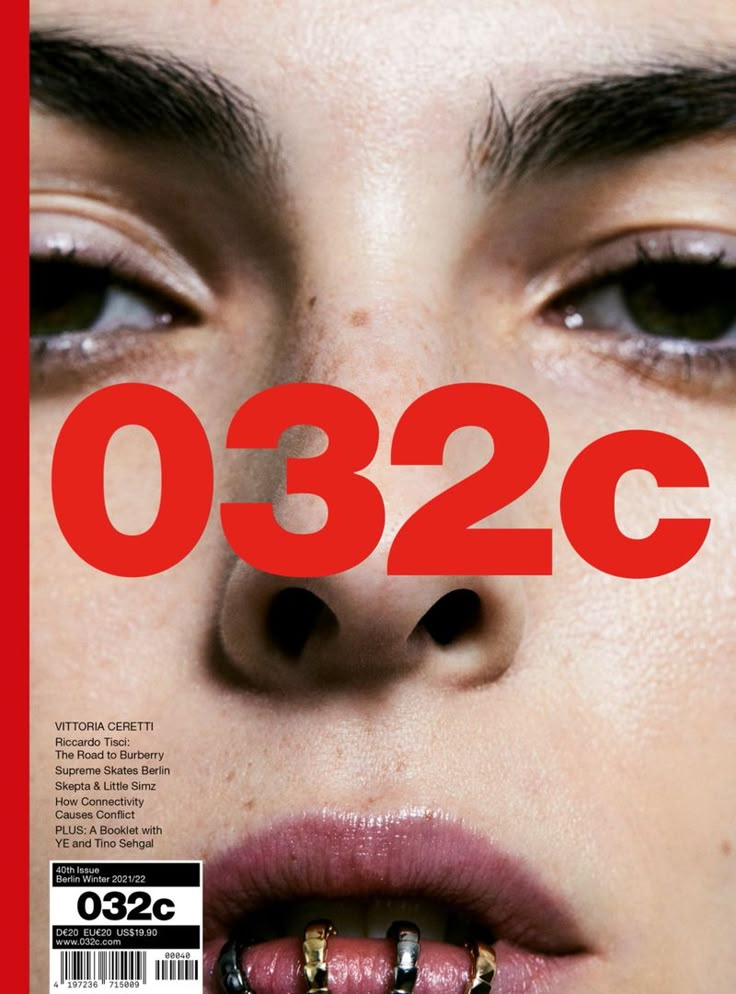 a woman with piercings on her nose is featured in the magazine's cover