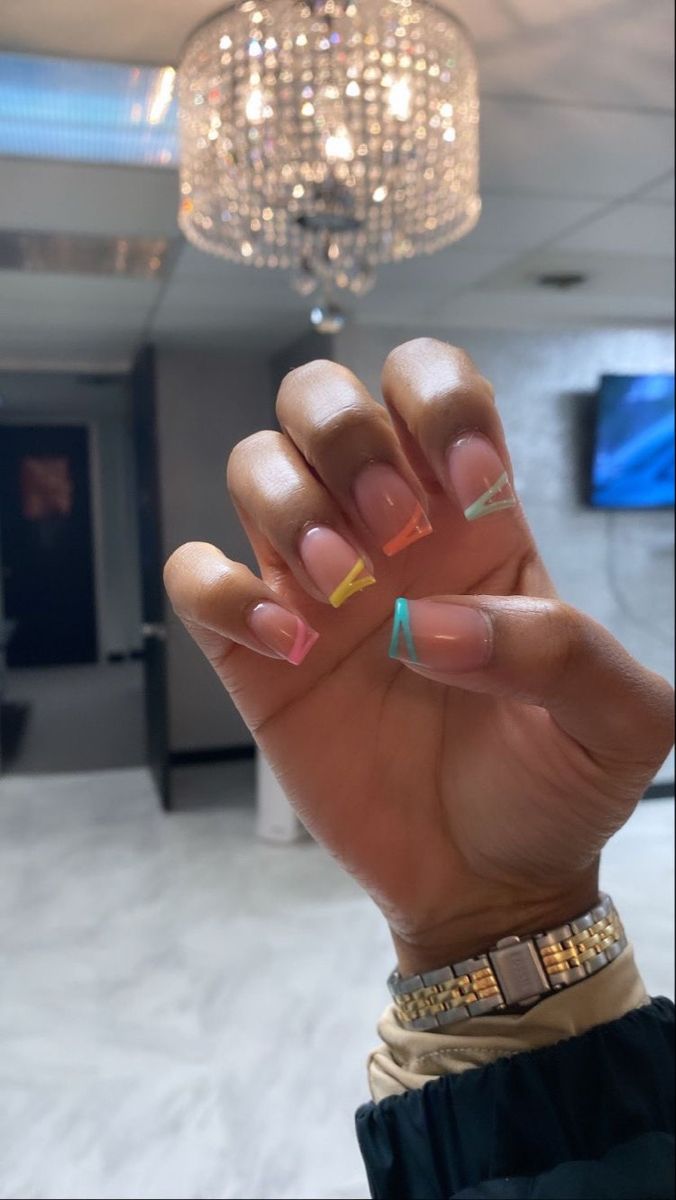 Overlay Nails, Milky Nails, Acrylic Toe Nails, Work Nails, Short Square Acrylic Nails, Unique Acrylic Nails, Acrylic Nails Coffin Short, Short Acrylic Nails Designs, Pink Acrylic Nails