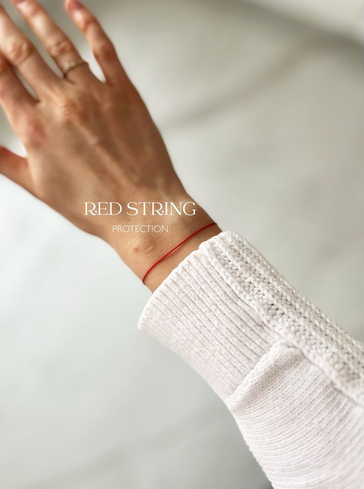 Wear this vibrant red string bracelet as a symbol of protection and good fortune. The Red String is an ancient Kabbalah tradition believed to ward off negative energy and provide a powerful layer of protection against the evil eye. Details: ✦ choose one or two bracelet set - perfect gift for a friend, or a loved one  ✦ Natural silk cord in red ✦ 925 sterling silver or 14k gold filled accent beads at the ends of the string ✦ Adjustable bead so it fits perfectly on your wrist. Up to 10.5 inch | 27 Red Resizable Friendship Bracelets For Everyday, Resizable Red Bracelet For Everyday Wear, Red Resizable Bracelets, Everyday Red Resizable Bracelets, Everyday Resizable Red Bracelet, Minimalist Flexible Bracelets For Gifts, Dainty Red Bracelet With Sliding Knot, Red Minimalist Bracelet For Everyday Wear, Red Minimalist Bracelet For Everyday