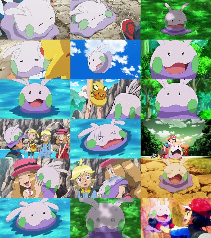 several different images of pokemon and their friends